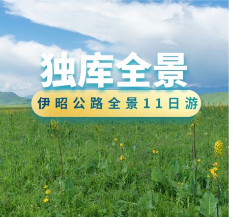 S101省道+鹿角湾+赛里木湖+伊犁草原+独库、伊昭公路全景11日游